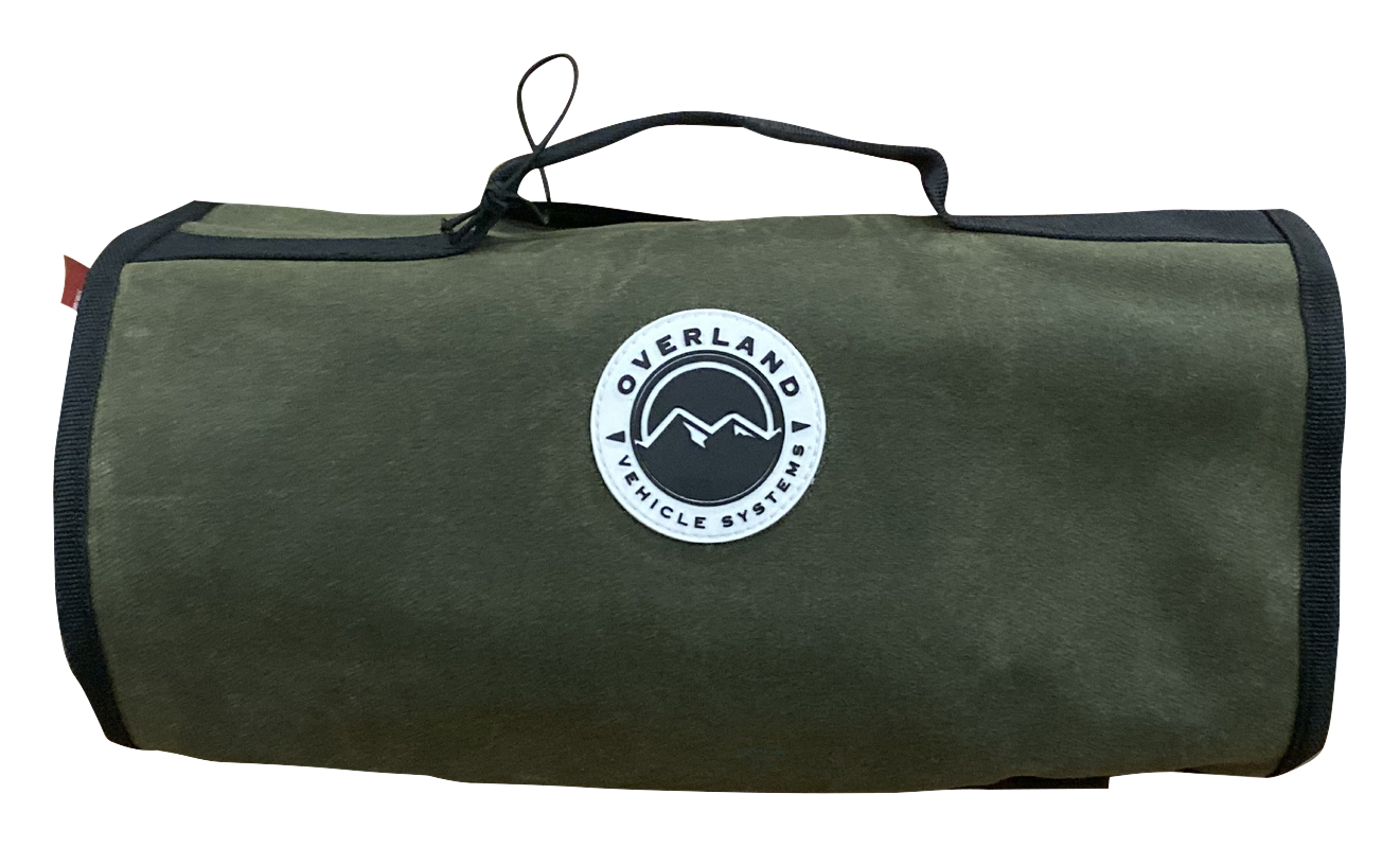 Overland Vehicle Systems Waxed Canvas Rolled Tow Strap Bag Cabela's